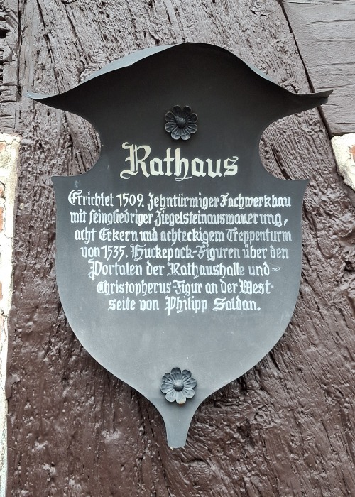 Infotafel Rathaus Infotafel Rathaus