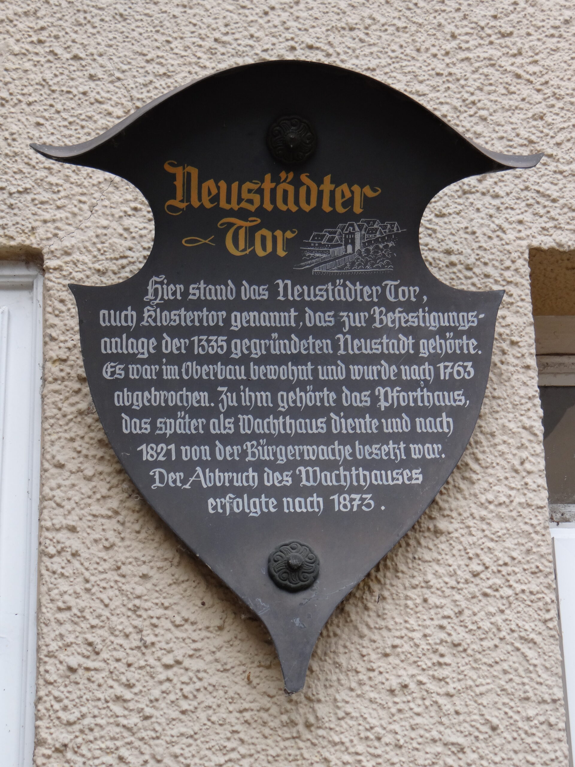 Information board Liebfrauenkirche